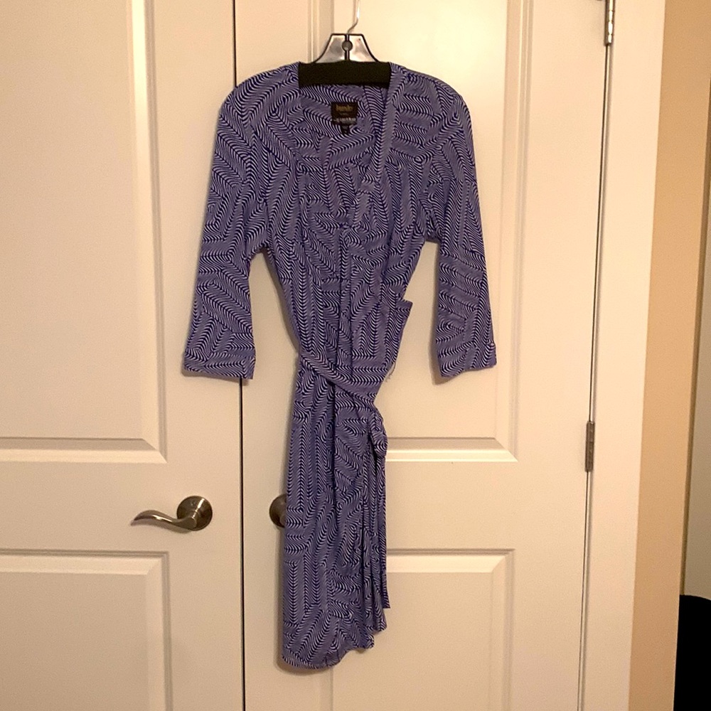 Maternity wrap dress